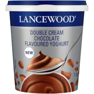 Satisfy your cravings with LANCEWOOD Chocolate Flavoured Double Cream Yoghurt which offers a rich, creamy indulgence with its smooth texture and decadent chocolate taste. Perfect for snacks, smoothies, or baking, it transforms any moment into a sweet escape. Enjoy it straight from the tub or as an ingredient to elevate your recipes.